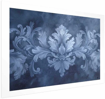 Artgeist Plakatas - Mėlyna Ornament in Cool Shades