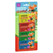 Plastilinas ALPINO, 4 spalvų x 50 g kaina
