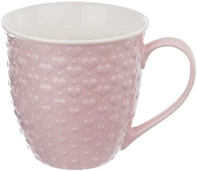 Puodelis, 580 ml, rožinis