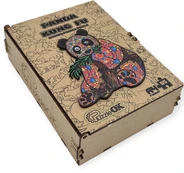 Medinė dėlionė Panda 65 det kaina