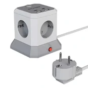 BlitzWolf BW-EC1 4xAC 2xUSB-A 2xUSB-C Extender kaina
