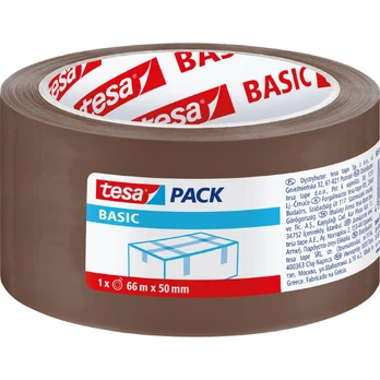 Pakavimo medžiagos // Pakavimo juostos // Taśma pakowa basic 66m:50mm, brązowa