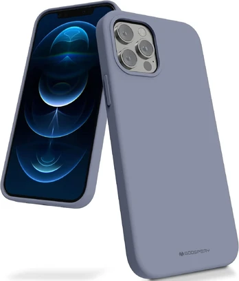 Dėklas Mercury Silicone Case Samsung A035 A03s levandos pilka