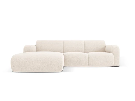 Kairinė sofa Windsor & Co Lola, 250x170x72 cm, smėlio