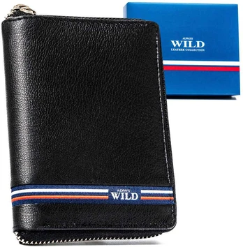 Leather wallet RFID ALWAYS WILD N4Z-GV