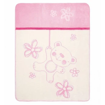 Blanket - TB0201 - TEDDY - size 75x100 - PINK