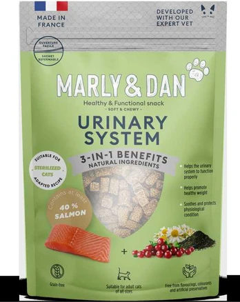 Marly & Dan minkšti skanėstai katėms URINARY