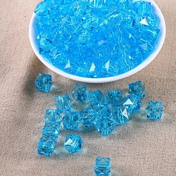 Akriliniai karoliukai, Deep Lake Blue