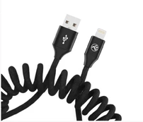 Tellur Data cable Extendable USB to Lightning 3A 1.8m black kaina