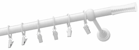 Karnizas Olimp Walec, 300 cm, Ø 19 mm, balta