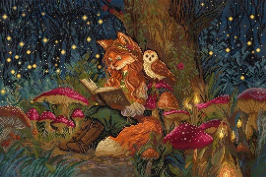 Kryželiu siuvinėjimo rinkinys „Užburtas gojus“ 43x29 cm