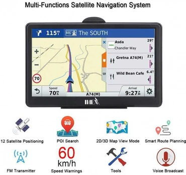 IHEX 7 PLUS Android 4.4 SLIM navigacinė sistema AUTO + TRUCK