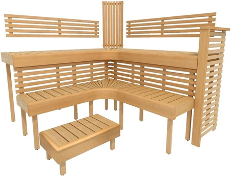 Modulinis pirties gultas PREMIUM, juodalksnio mediena