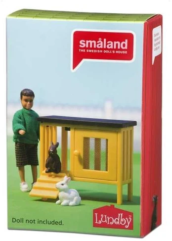 Micki Lundby Småland 2 Kaniner + Bur
