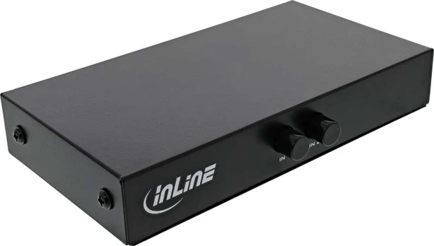 Šakotuvas InLine ® VGA perjungiklis 2-prievadas, 15- pin sub- D HD