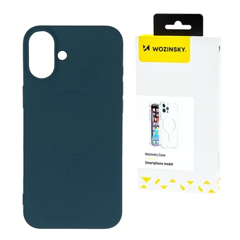 Wozinsky Liquid Silikoninis dėklas MagSafe for Samsung Galaxy S25+ - Mėlyna