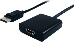 Adapteris USB Roline Kabelis Adapteris DisplayPort - HDMI 0.15m