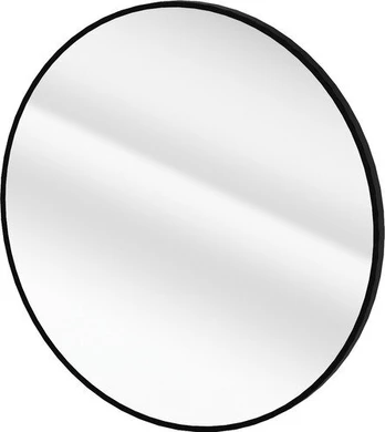 Veidrodis Deante Round, juodas