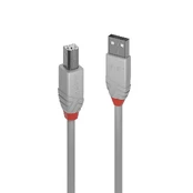 Kabelis USB Lindy USB-A - USB-B 2 m Juodas (36683) kaina
