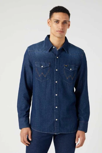 Džinsiniai marškiniai WRANGLER