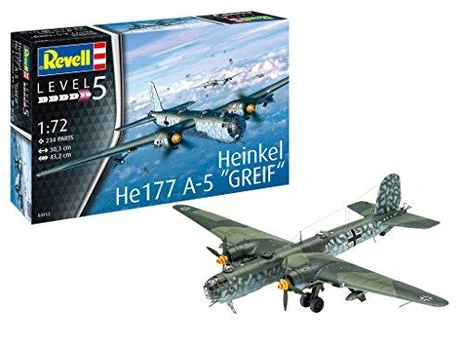 Plastikinis surenkamas modelis Heinkel He177 A-5 Greif 1:72