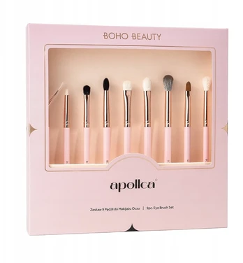 Boho Beauty Boho Set Of 9 Eye Makeup Brushes