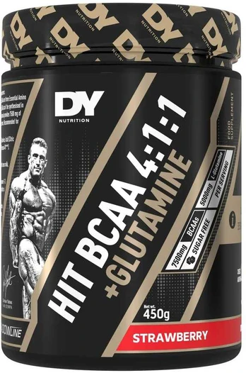Dorian Yates Nutrition Hit BCAA 4:1:1 + Glutamine 450 g. (Cherry skonis)
