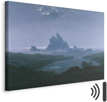 Paveikslas Caspar David Friedrich - Uolos prie jūros kranto