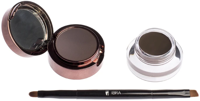 Antakių pomada Ibra Eyebrow Pomade & Powder Brown, 7 g