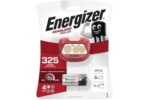 LATARKA ENERGIZER PRIEKINIS ŽIBINTAS HDL20 3AAA 325 LM