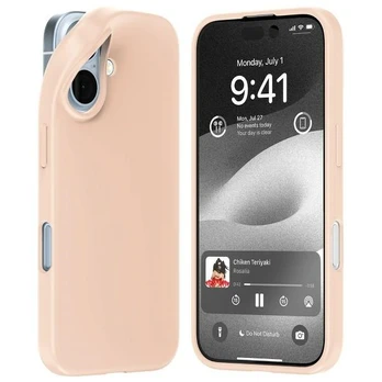 Dėklas Mercury Soft iPhone 16 6.1" rožinė-smėlio|pink sand
