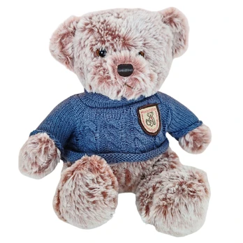 Pliušinis žaislas meška 22123, mėlynas/rusva, 21 cm