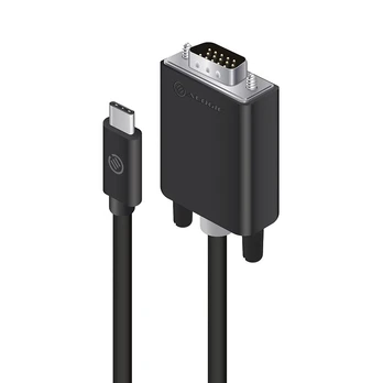 USB kabelis Alogic USB-C - D-Sub (VGA) Juodieji (ELUCVG- 02RBLK)