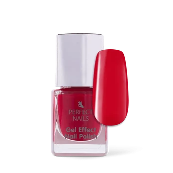 PERFECT NAILS Gel Effect nagų lakas RED 001, 7 ml.