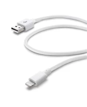 Kabelis Cellularline iPhone5/5S/5C/SE/6/6S/6+/6S+, 1m, baltas kaina