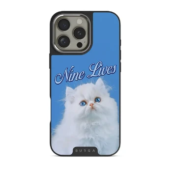 Nine Lives - iPhone 16 Pro Max Case, Elite Dark (MagSafe) / Silver