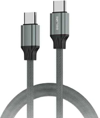 Beline Kabelis 65W USB-C/USB-C 1m juoda/juodas BLNCBC03