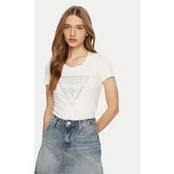 Guess Marškinėliai W5RI11 J1314 Balta Regular Fit