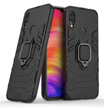 Fusion Accessories "Fusion Armor Ring" galinis dėklas "Xiaomi Redmi Note 13 Pro 4g Juodas
