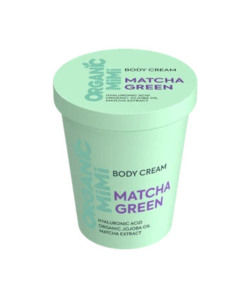 Kūno kremas Organic Mimi Matcha Green & Jojoba, 200 ml