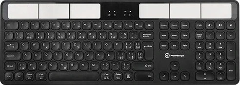 Klaviatūra Powerton SolarSlim (WPKBSS-B US)