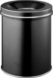 DURABLE Papierkorb Safe rund 15 Liter juodas kaina