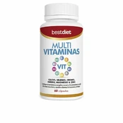Multivitaminų ampulės Best Diet (60 Kapsulės) kaina