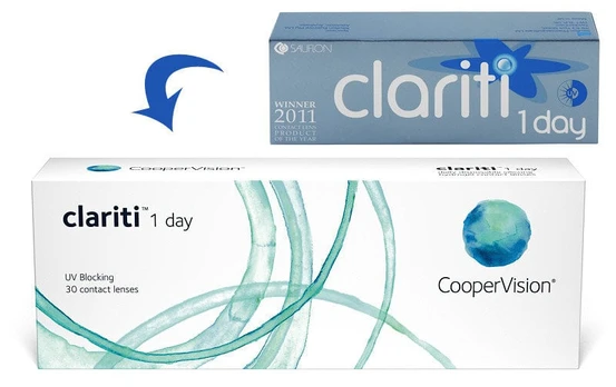 Kontaktiniai lęšiai CooperVision Clariti 1 Day, 30 vnt.