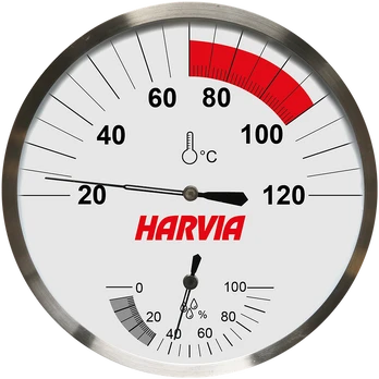 HARVIA termometras-higrometras 130 mm