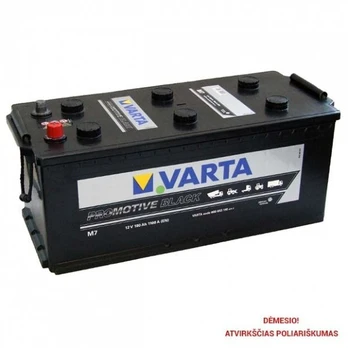 Akumuliatorius Varta ProMotive Black M7 180Ah 1100A