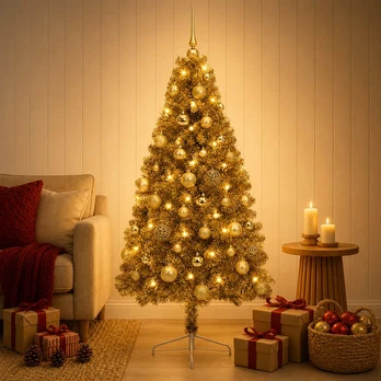 Dirbtinė kalėdinė eglutė su rutuliuku 120 cm 150 LED