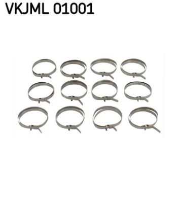 Asortimentas, žarnos spaustukas SKF VKJM L01001
