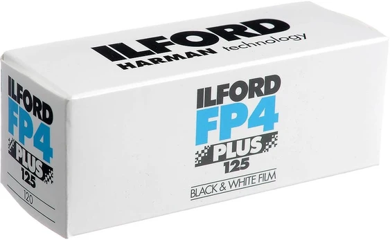 Black & white negative film120 medium format filmISO 125 medium sensitivityCan be used with