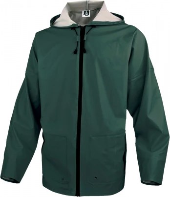 Rain Jacket 850VES, PVC/PU coated, green 2XL, Delta Plus